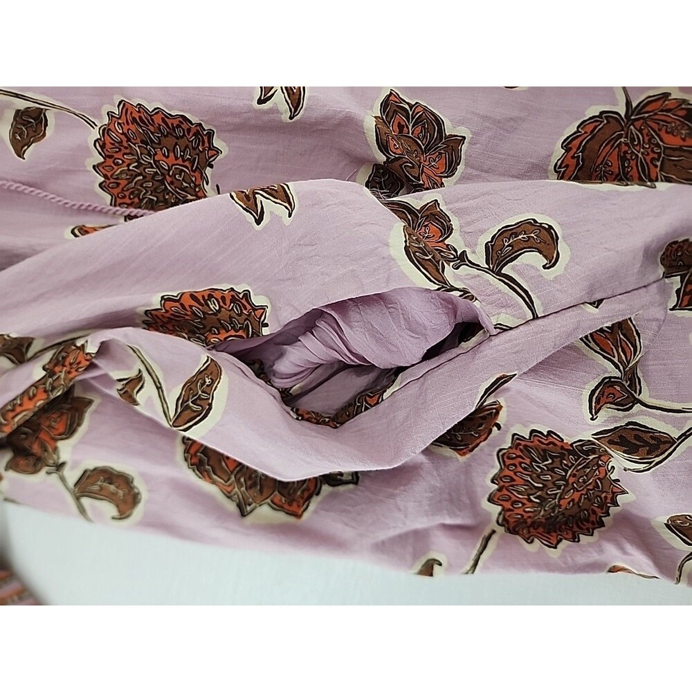 Knox Rose‎ XL | Boho Peasant Prairie Western Ditsy Floral Bubble Sleeve Dress - Picture 7 of 7